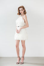 Load image into Gallery viewer, Backless short wedding dresses made in Canada for the chic bride.
